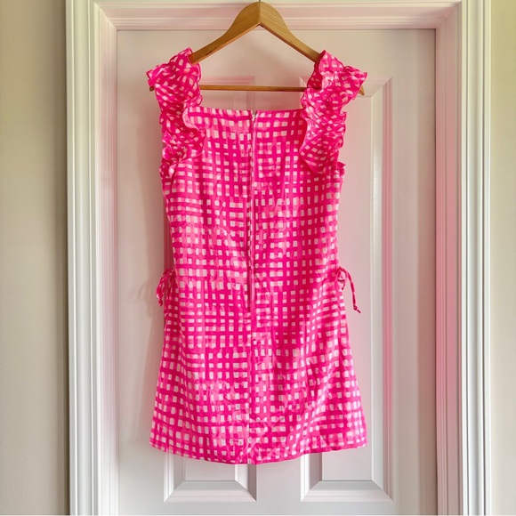 NWOT Lilly Pulitzer Everleigh Romper Size 4 in Pink Tropics Feelin Beachy - Picture 2 of 8